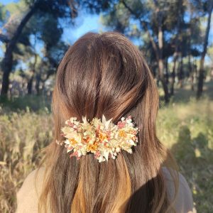 Pasador de pelo unico estilismo floral, estilismo de pelo