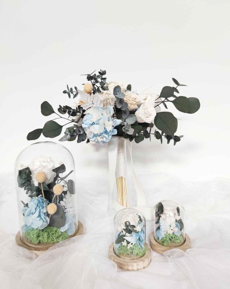 ramo-novia-flores-preservadas-hortensias